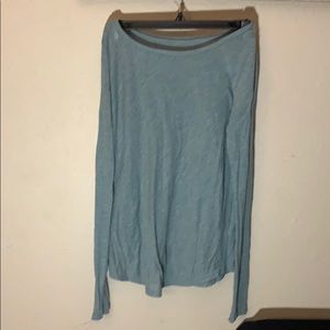 Long sleeve pastel teal M